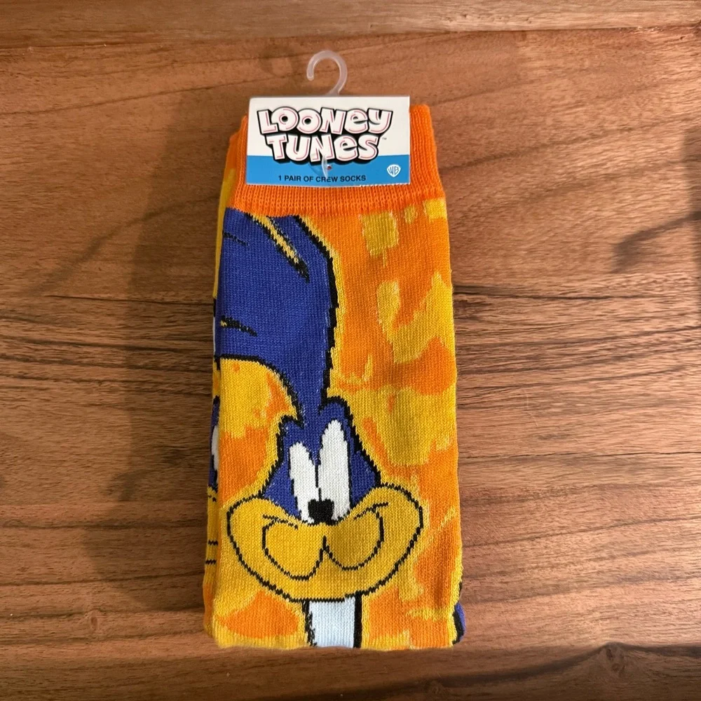Looney Tunes Novelty Crew Socks |‎ 2-Pairs | NWT